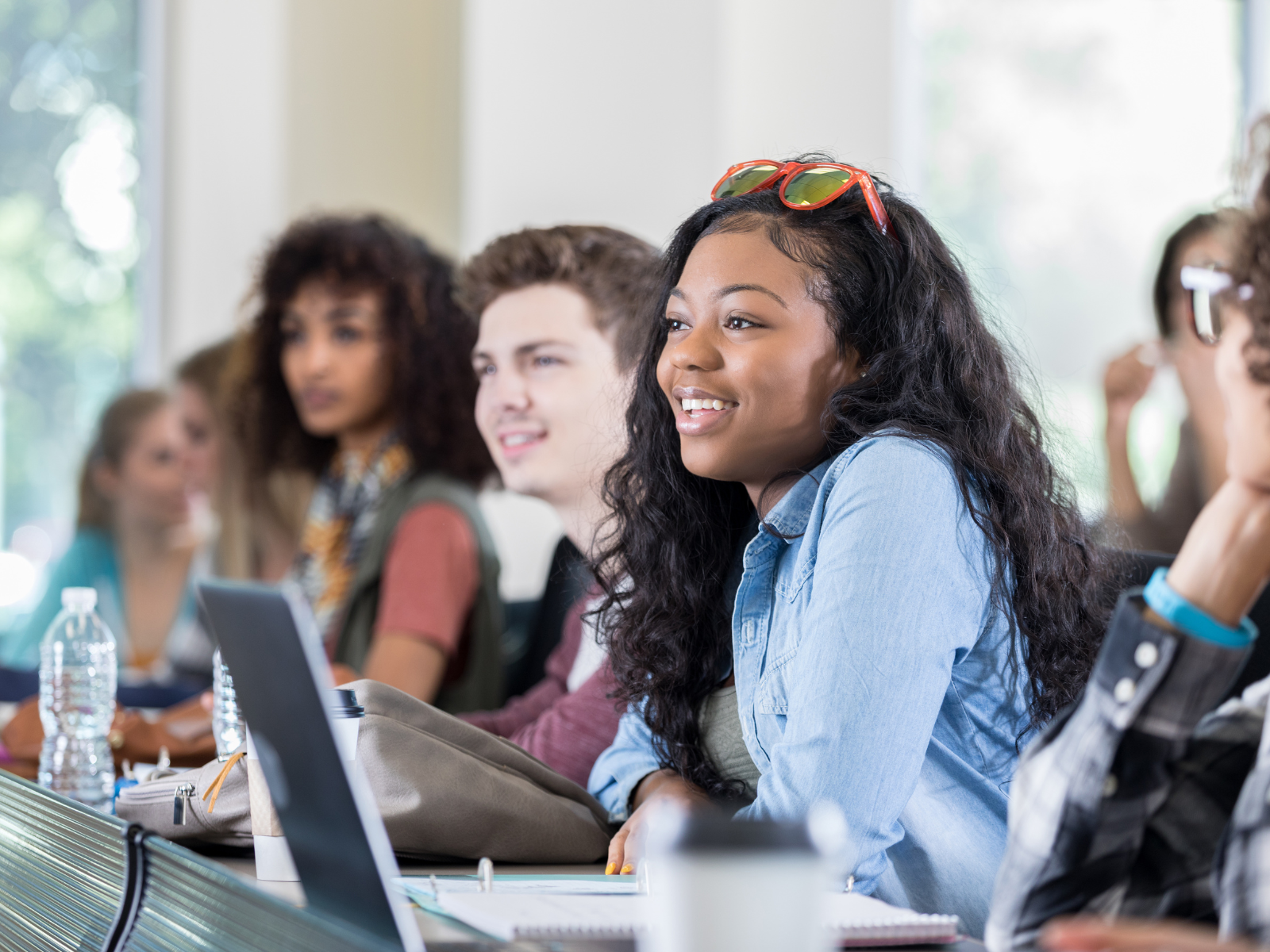Students in class